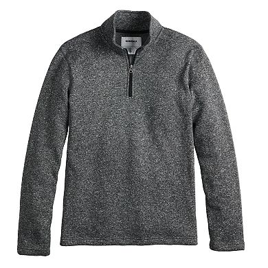Layer on the style and warmth with this men's sweater fleece pullover from Sonoma Goods For Life.