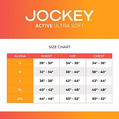 Men's Jockey® 3-pack Active Ultra-Soft Boxer Briefs