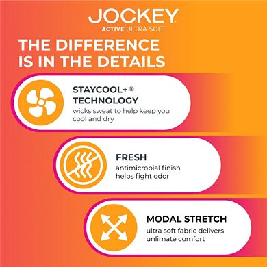 Men's Jockey® Active Ultra-Soft Boxer Briefs