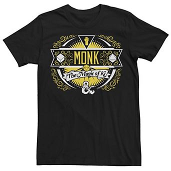Men's Dungeons & Dragons Monk Label Poster Tee