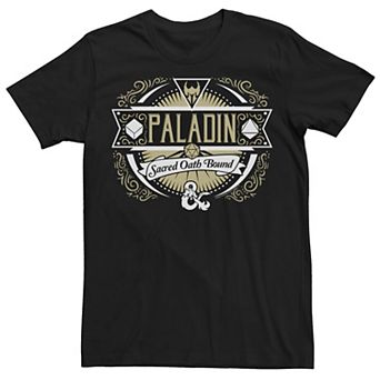Men's Dungeons & Dragons Paladin Label Poster Tee