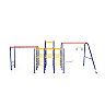 ActivPlay Modular Jungle Gym with Swing Set, and Monkey Bars Kit
