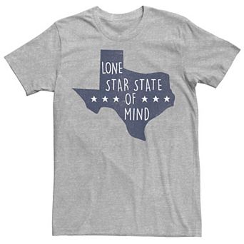 Men's Texas Lone Star State Of Mind Blue State Tee