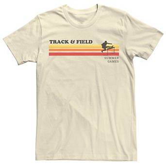 Men's Summer Track Sports Logo Tee