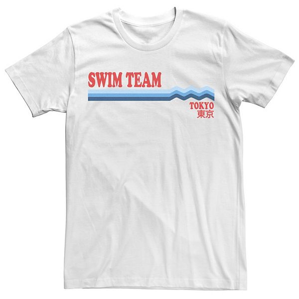 Men's Swim Team Tokyo Lines Tee