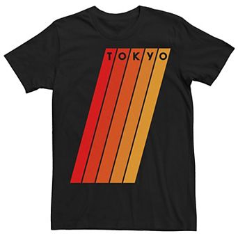 Men's Tokyo Diagonal Lines Tee