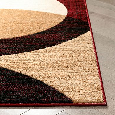 Well Woven Dulcet Bingo Contemporary Geometric Area Rug