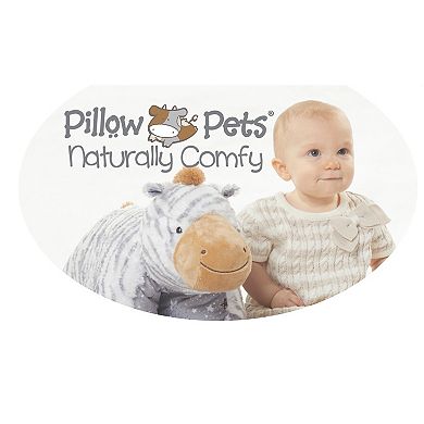 Pillow Pets Naturally Comfy Zebra Stuffed Animal Toy