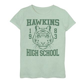 Girls 7-16 Netflix Stranger Things Hawkins High School 1983 Graphic Tee