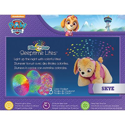 Pillow Pets Nickelodeon PAW Patrol Skye Sleeptime Light