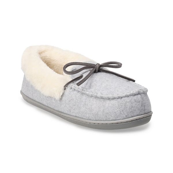 women's sonoma goods for life felt moccasin slippers