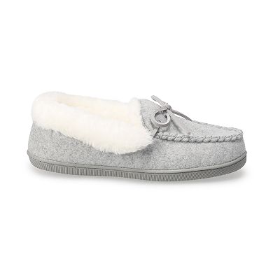 Sonoma Goods For Life® Women's Heathered Knit Moccasin Slippers