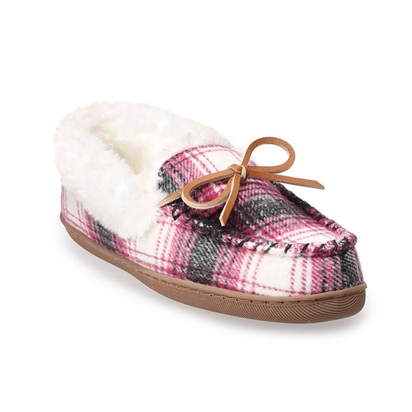 Sonoma Goods For Life® Women's Heathered Knit Moccasin Slippers