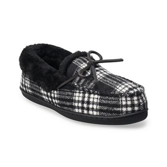 Sonoma Goods For Life® Women's Heathered Knit Moccasin Slippers