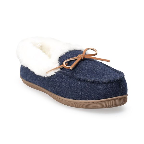 Kohls sonoma moccasin slippers hot sale