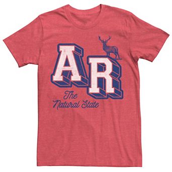 Men's Arkansas AR The Natural State Collegiate Tee