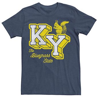Men's Kentucky KY The Bluegrass State Collegiate Tee