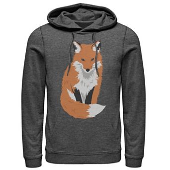 Men's Red Fox Cute Forest Animal Hoodie