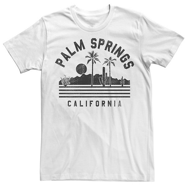 Men's Palm Springs California Silhouette Logo Tee