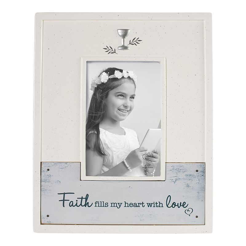 Precious Moments 4 x 6 Faith Fills My Heart Frame Table Decor, Multico
