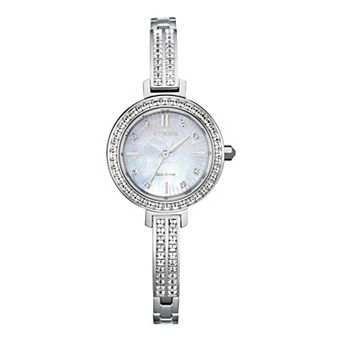 Women's Citizen Eco-Drive Crystal Bangle Watch