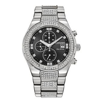 Men's Citizen Eco-Drive Stainless Steel Chronograph Watch - CA0750-53E
