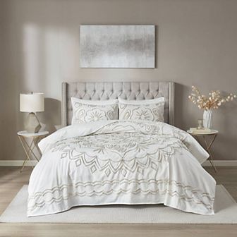Madison Park Juliana 3 pc Chenille Coverlet Set with Shams