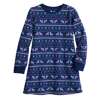 Girls 4-12 Jumping Beans® Fleece Swing Dress
