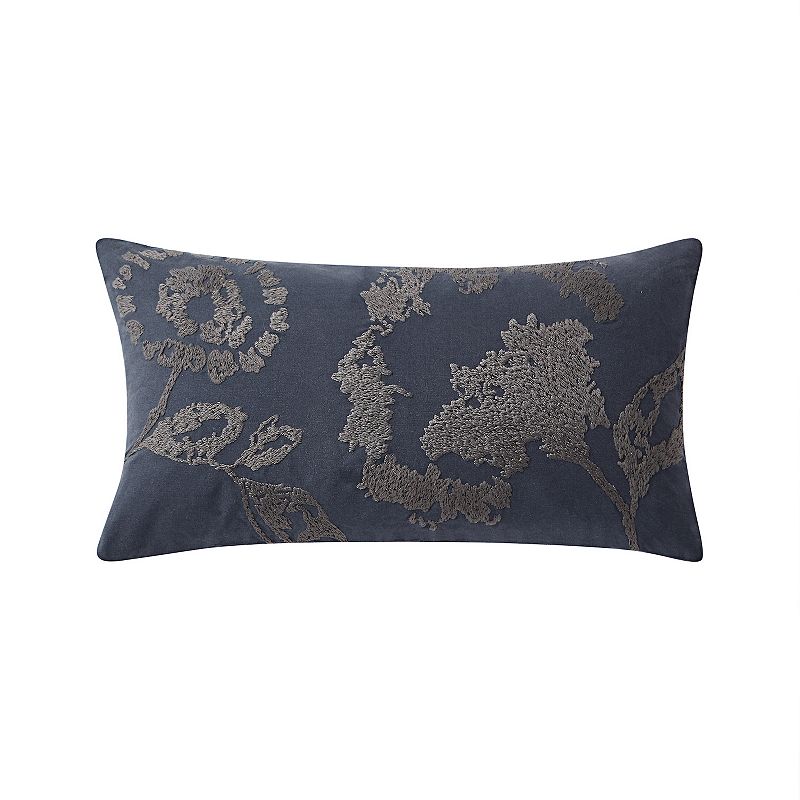 Grayson Throw Pillow, Grey, Fits All