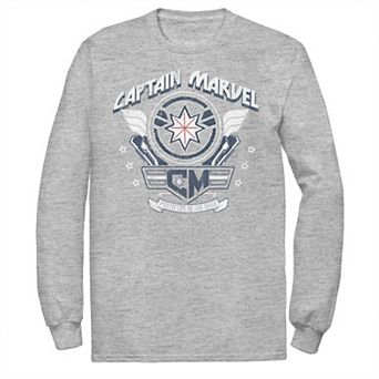 Men's Marvel Marvel Captain Marvel Shield Plaque Logo Tee