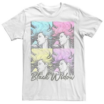 Men's Marvel Black Widow Boxed Up Portrait Tee