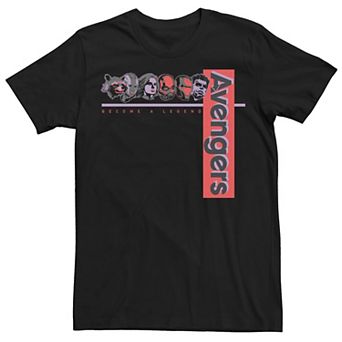 Men's Marvel Avengers Endgame Faces Lineup Group Shot Tee