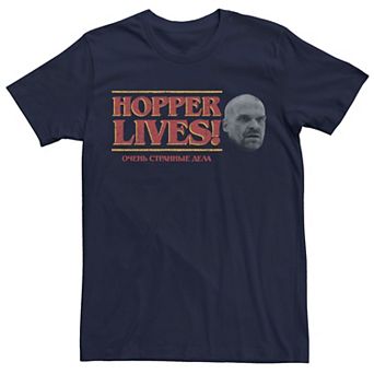 Men's Stranger Things Hopper Lives Tee