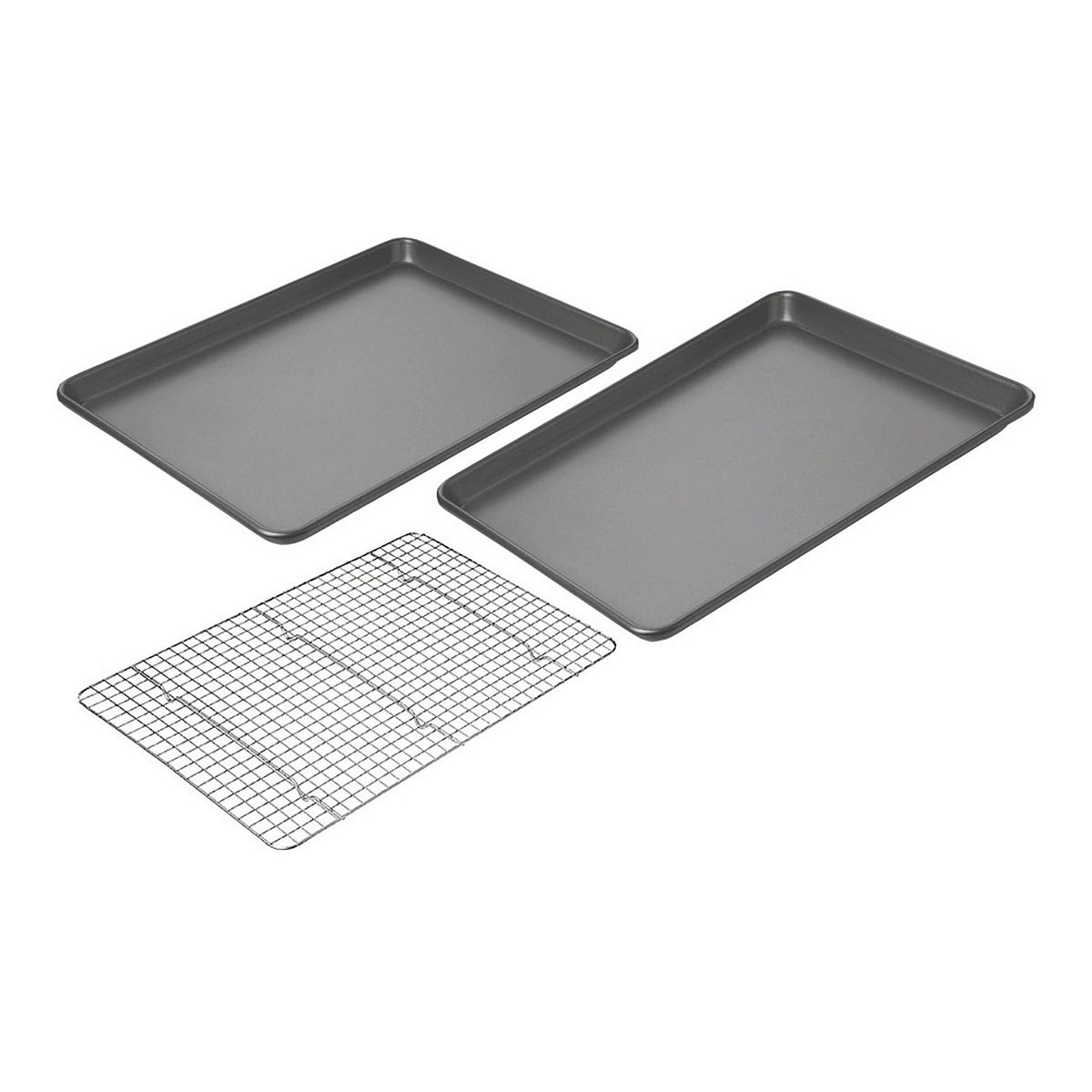 Chicago Metallic Professional Nonstick Cookie Pan Set with Cooling Rack