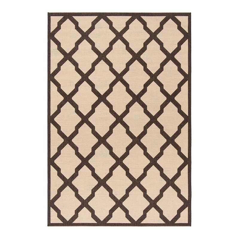 Safavieh Beach House Skylar Indoor Outdoor Rug, White, 2X8 Ft