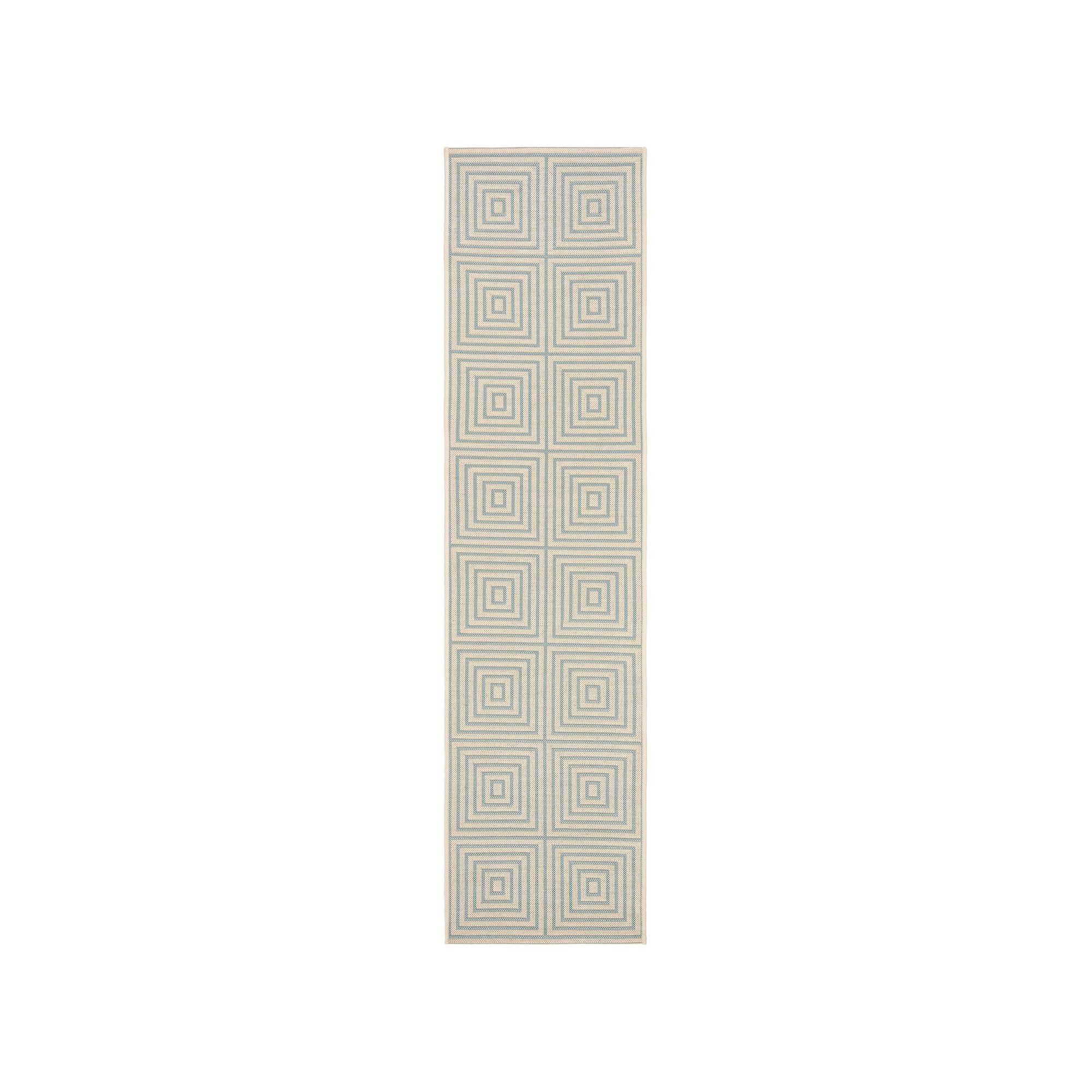 Safavieh Beach House Zoe Indoor Outdoor Rug, Blue Creme