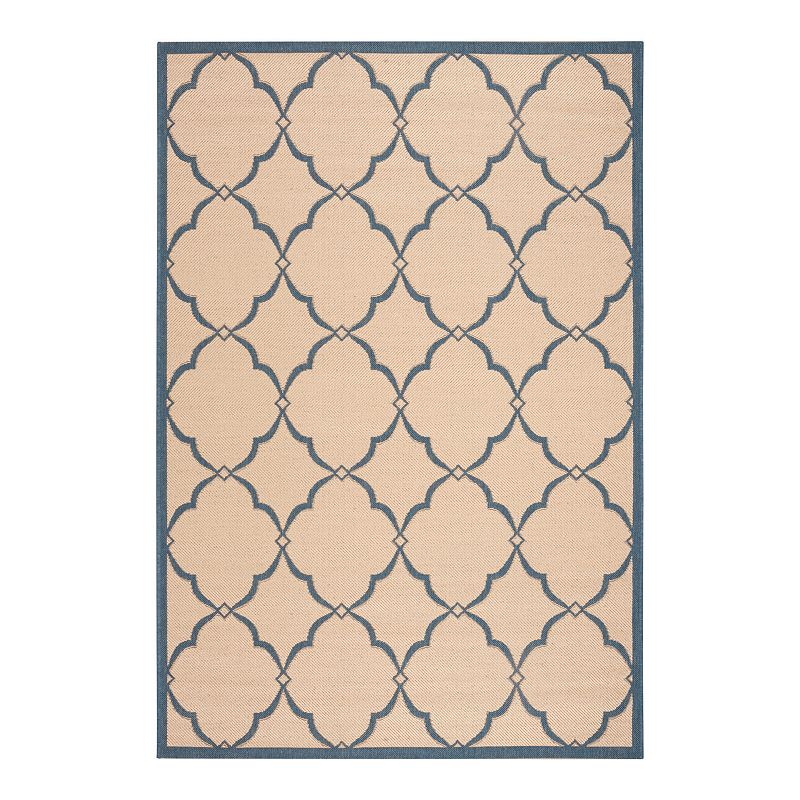 Safavieh Beach House Lucy Indoor Outdoor Rug, White, 8X10 Ft