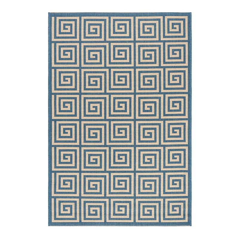 Safavieh Beach House Hazel Indoor Outdoor Rug, White, 2X8 Ft