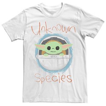 Men's Star Wars The Mandalorian The Child Unknown Species Sketch Tee