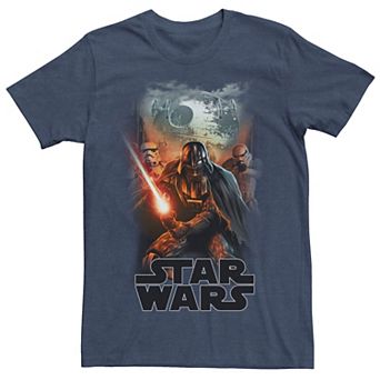 Men's Star Wars Darth Vader Dark Poster Tee