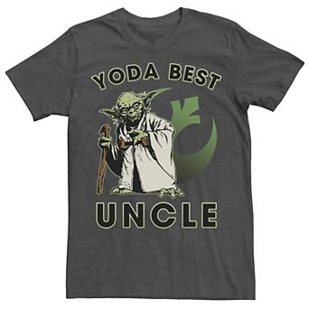 Men's Star Wars "Yoda Best Uncle" Rebel Logo Tee