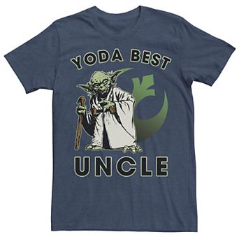 Men's Star Wars "Yoda Best Uncle" Rebel Logo Tee