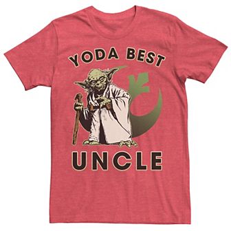Men's Star Wars "Yoda Best Uncle" Rebel Logo Tee
