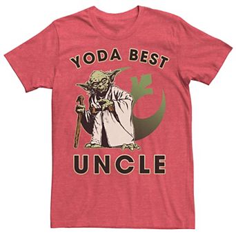 Men's Star Wars "Yoda Best Uncle" Rebel Logo Tee