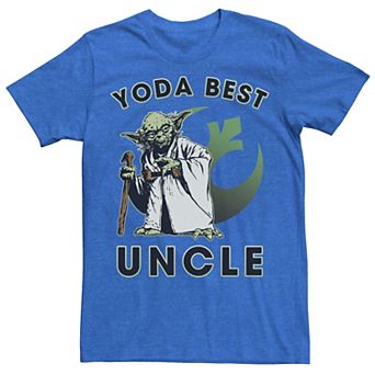 Men's Star Wars "Yoda Best Uncle" Rebel Logo Tee