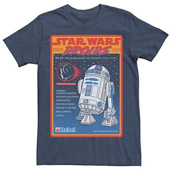 Men's Star Wars Droids R2-D2 Advertisement Poster Tee