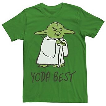 Men's Star Wars Yoda Best Portrait Sketch Tee