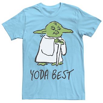 Men's Star Wars Yoda Best Portrait Sketch Tee