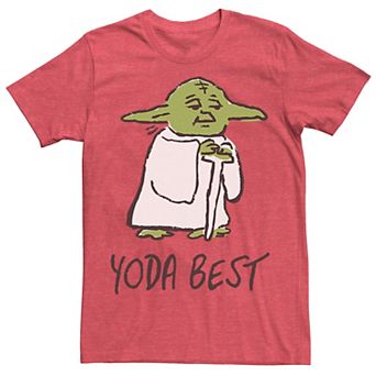 Men's Star Wars Yoda Best Portrait Sketch Tee