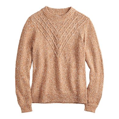 Women's Sonoma Goods For Life® Stitch-Detail Sweater